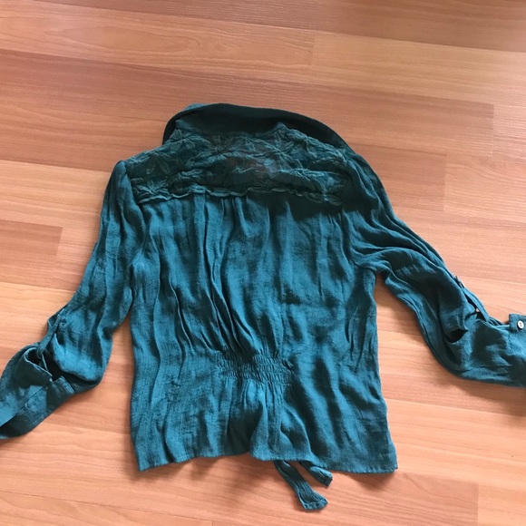 Mine hunter green top - Picture 2 of 4